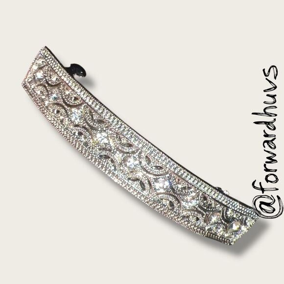 Bundle Sale 3 for $15 | Rhinestone Hair Barrette – Ornate Design - Picture 1 of 8